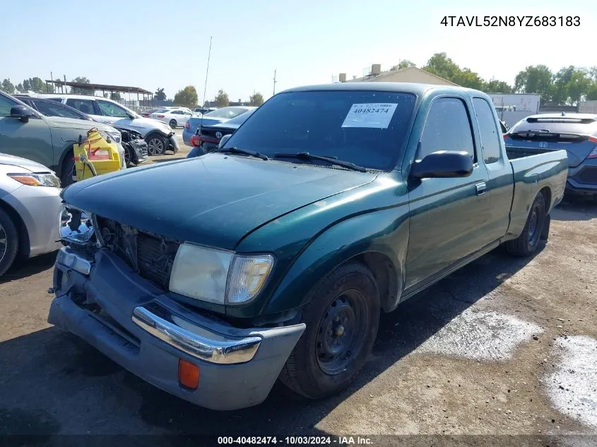 2000 Toyota Tacoma VIN: 4TAVL52N8YZ683183 Lot: 40482474