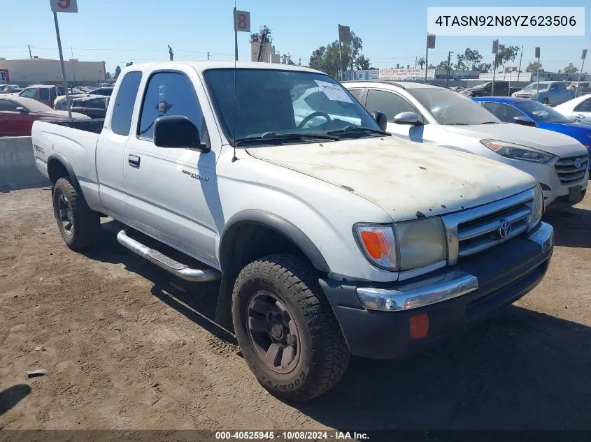 2000 Toyota Tacoma Prerunner V6 VIN: 4TASN92N8YZ623506 Lot: 40525945