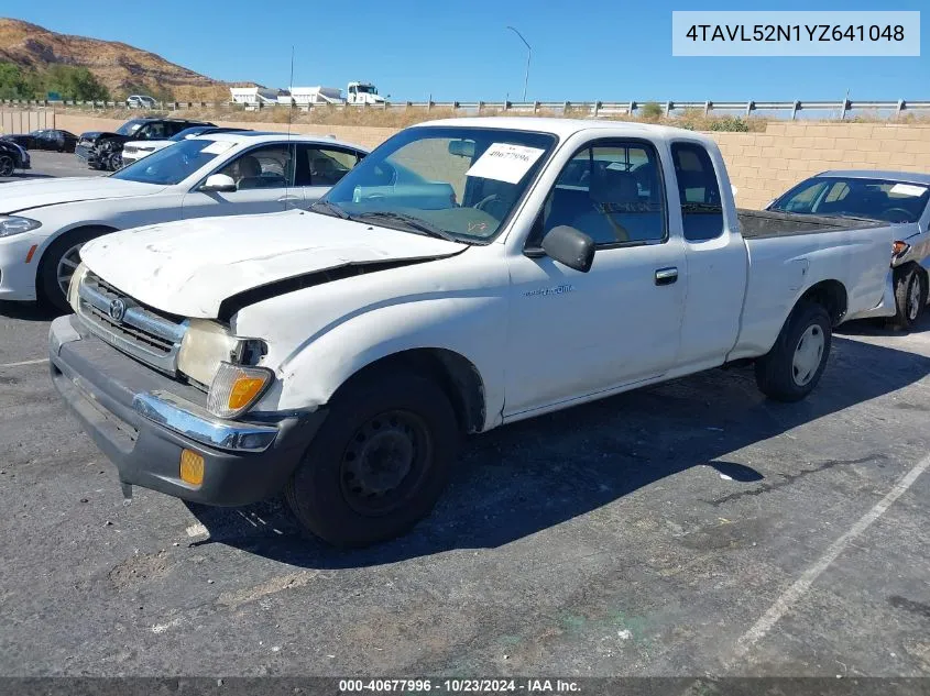 2000 Toyota Tacoma VIN: 4TAVL52N1YZ641048 Lot: 40677996