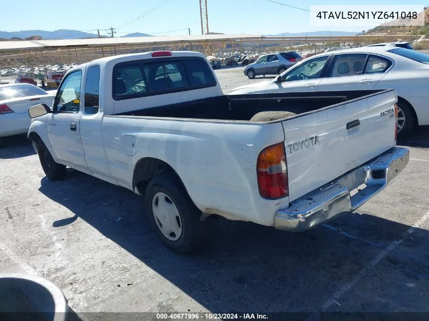 2000 Toyota Tacoma VIN: 4TAVL52N1YZ641048 Lot: 40677996