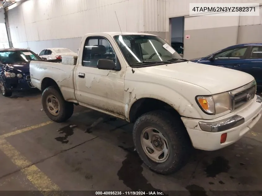 2000 Toyota Tacoma VIN: 4TAPM62N3YZ582371 Lot: 40895235