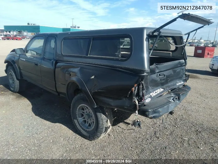 5TESM92N21Z847078 2001 Toyota Tacoma Xtracab Prerunner