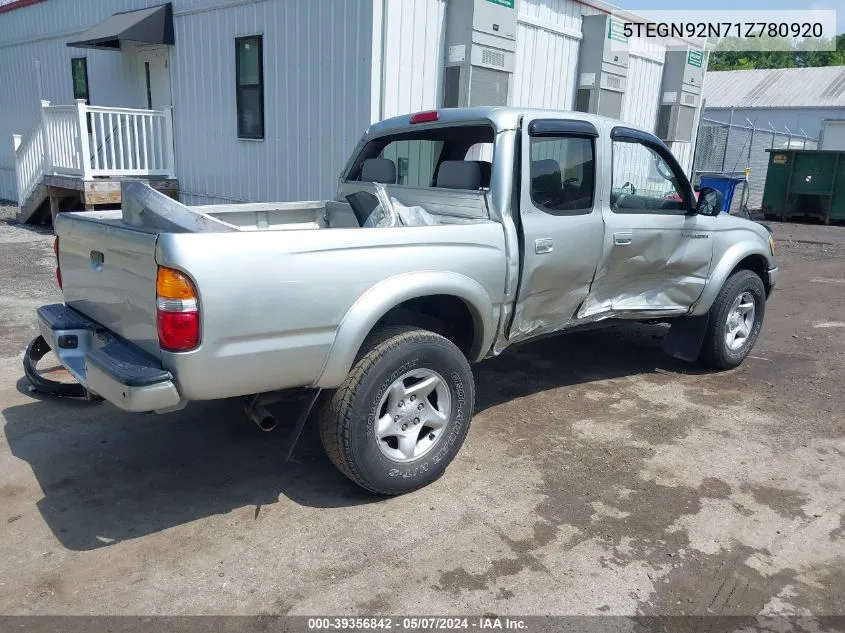 5TEGN92N71Z780920 2001 Toyota Tacoma Prerunner V6