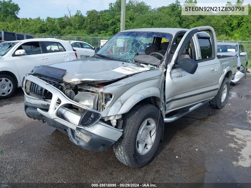 2001 Toyota Tacoma Prerunner V6 VIN: 5TEGN92N21Z830798 Lot: 39518895