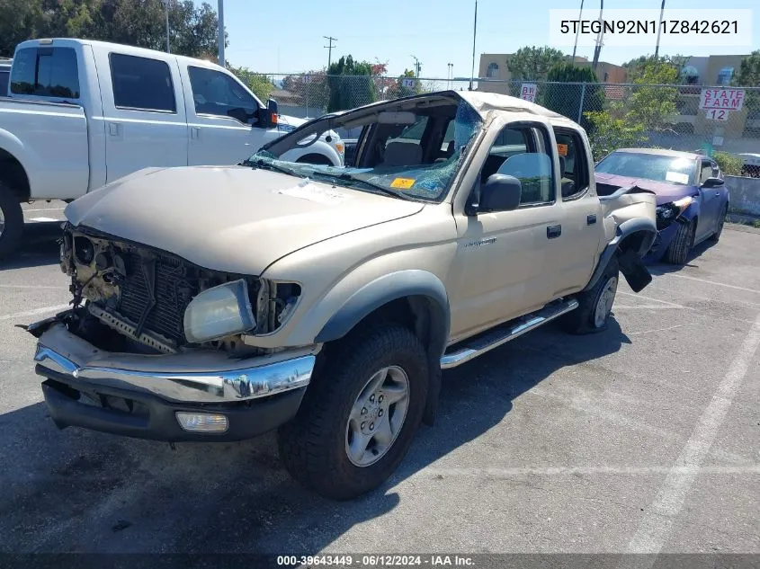 5TEGN92N11Z842621 2001 Toyota Tacoma Prerunner V6