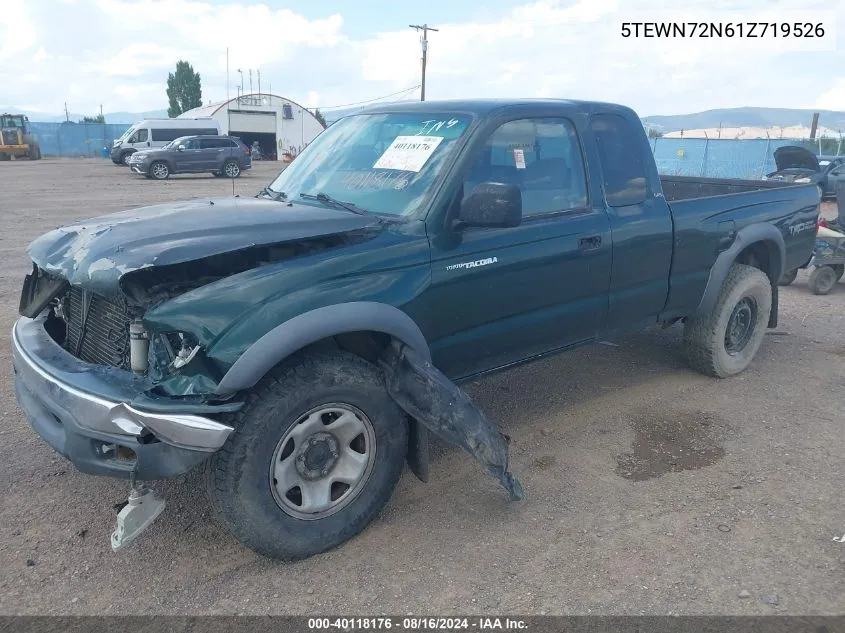 5TEWN72N61Z719526 2001 Toyota Tacoma Base V6