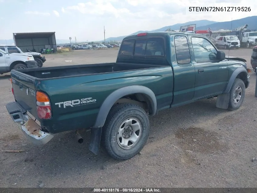 5TEWN72N61Z719526 2001 Toyota Tacoma Base V6