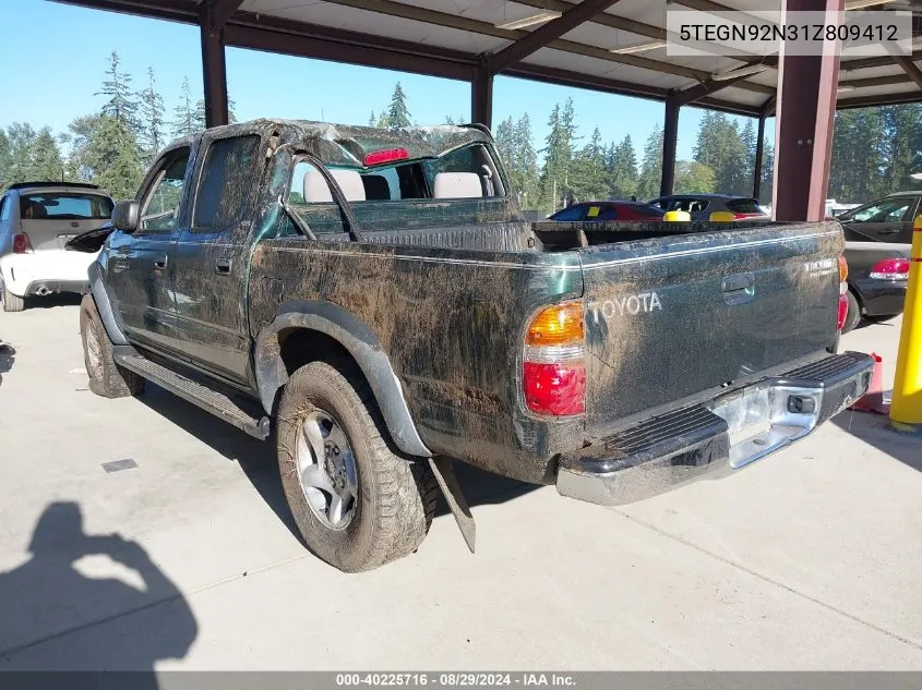 2001 Toyota Tacoma Prerunner V6 VIN: 5TEGN92N31Z809412 Lot: 40225716