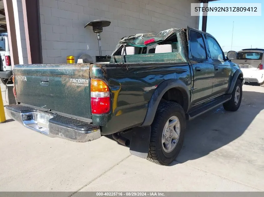 2001 Toyota Tacoma Prerunner V6 VIN: 5TEGN92N31Z809412 Lot: 40225716