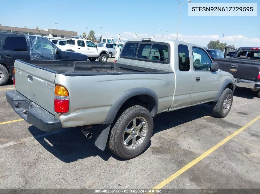 2001 Toyota Tacoma Prerunner V6 VIN: 5TESN92N61Z729595 Lot: 40256156