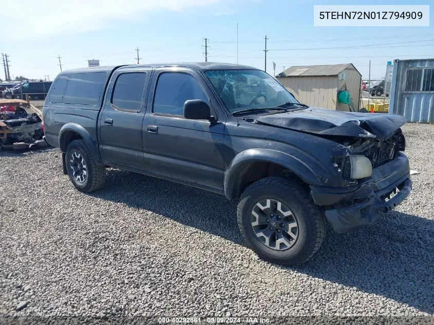 2001 Toyota Tacoma Base V6 VIN: 5TEHN72N01Z794909 Lot: 40292861