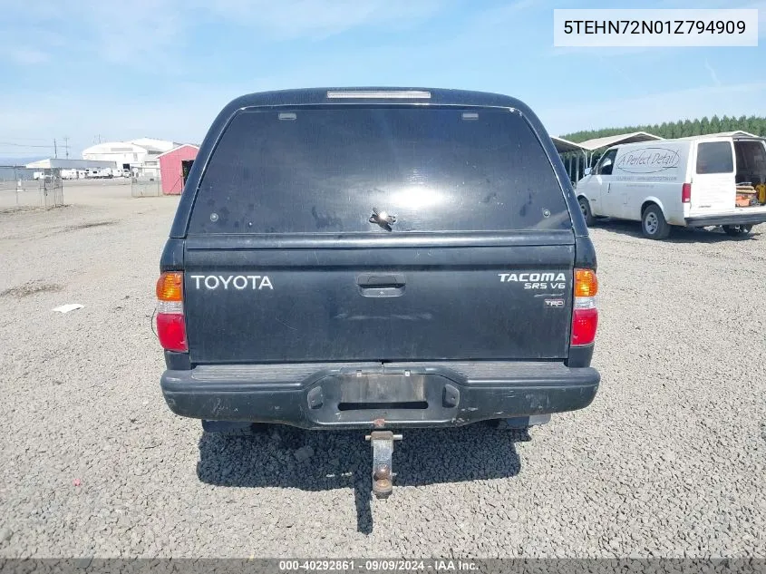 2001 Toyota Tacoma Base V6 VIN: 5TEHN72N01Z794909 Lot: 40292861