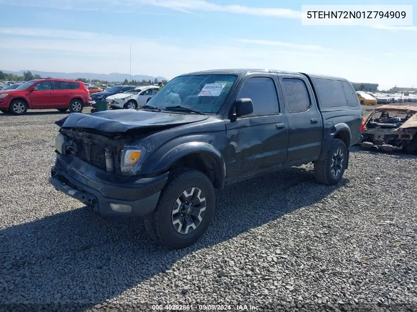 2001 Toyota Tacoma Base V6 VIN: 5TEHN72N01Z794909 Lot: 40292861