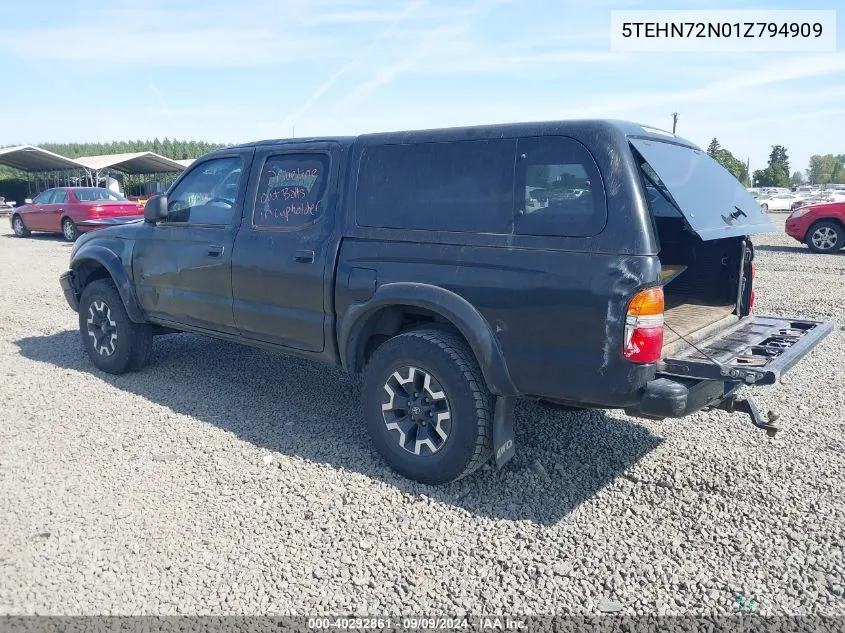 2001 Toyota Tacoma Base V6 VIN: 5TEHN72N01Z794909 Lot: 40292861