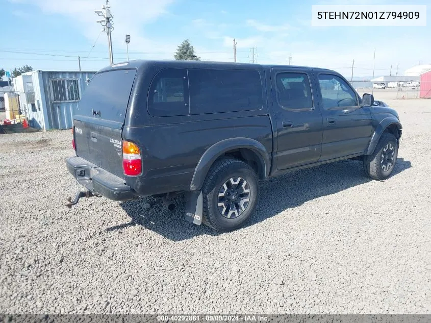 2001 Toyota Tacoma Base V6 VIN: 5TEHN72N01Z794909 Lot: 40292861