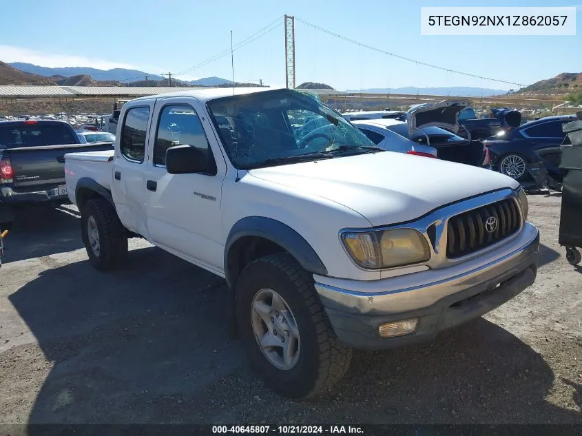 2001 Toyota Tacoma Prerunner V6 VIN: 5TEGN92NX1Z862057 Lot: 40645807