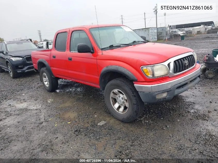 2001 Toyota Tacoma Prerunner V6 VIN: 5TEGN92N41Z861065 Lot: 40726596