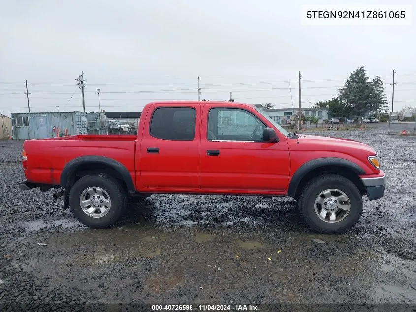 2001 Toyota Tacoma Prerunner V6 VIN: 5TEGN92N41Z861065 Lot: 40726596