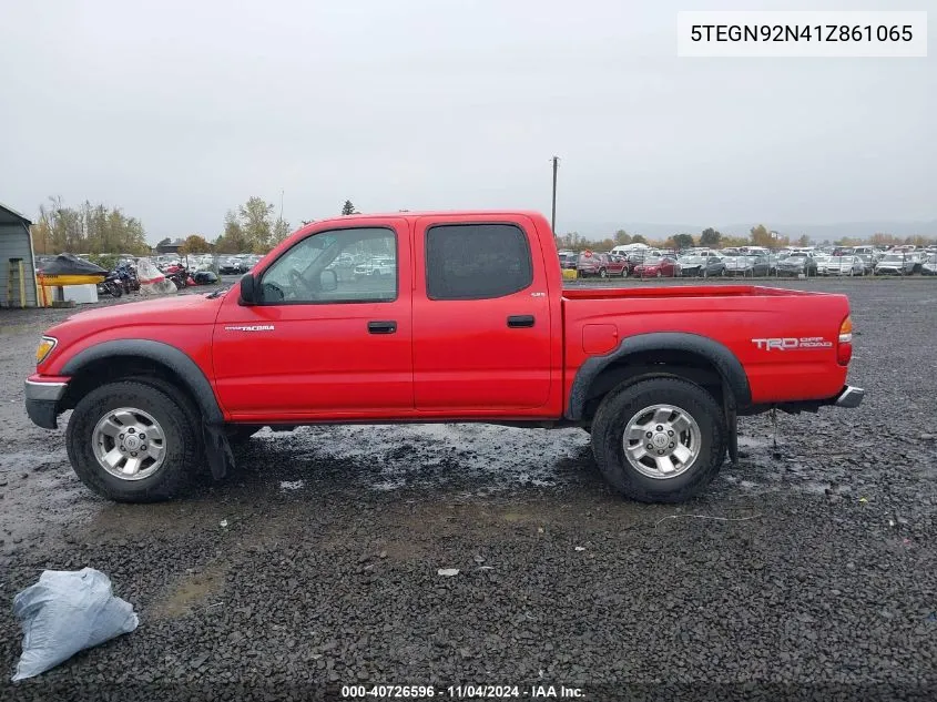 2001 Toyota Tacoma Prerunner V6 VIN: 5TEGN92N41Z861065 Lot: 40726596