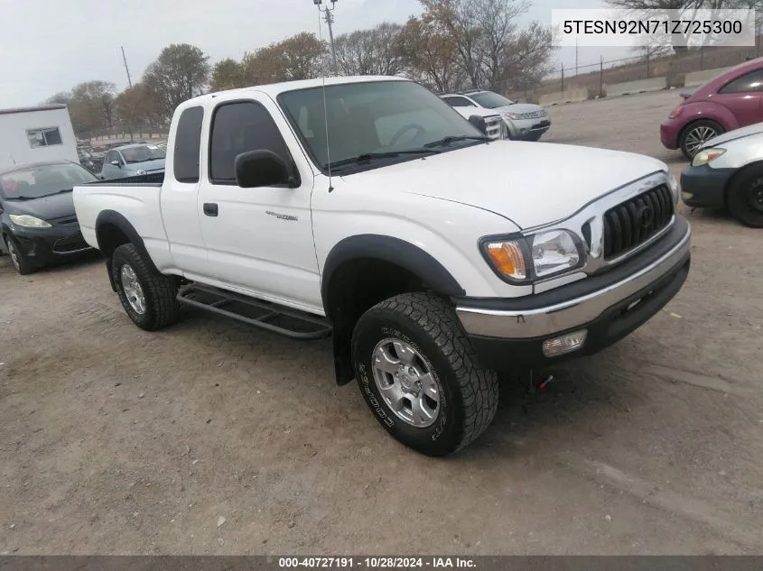 2001 Toyota Tacoma Prerunner V6 VIN: 5TESN92N71Z725300 Lot: 40727191