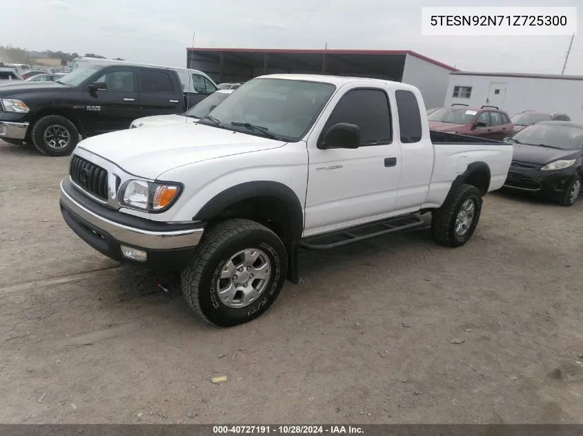 2001 Toyota Tacoma Prerunner V6 VIN: 5TESN92N71Z725300 Lot: 40727191