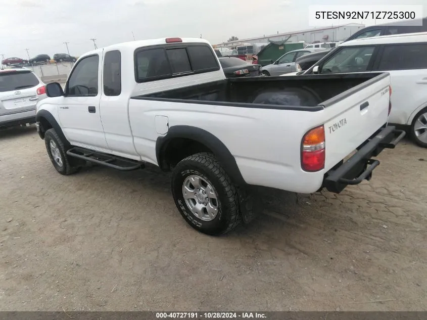 2001 Toyota Tacoma Prerunner V6 VIN: 5TESN92N71Z725300 Lot: 40727191