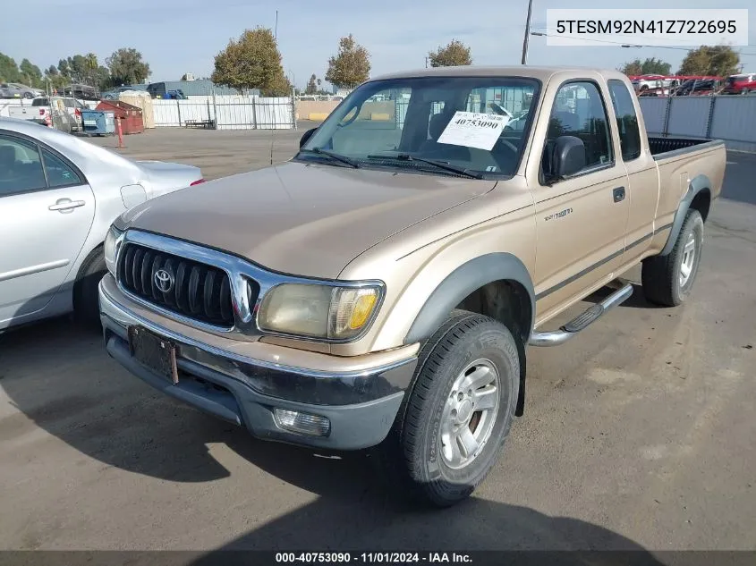 5TESM92N41Z722695 2001 Toyota Tacoma Prerunner