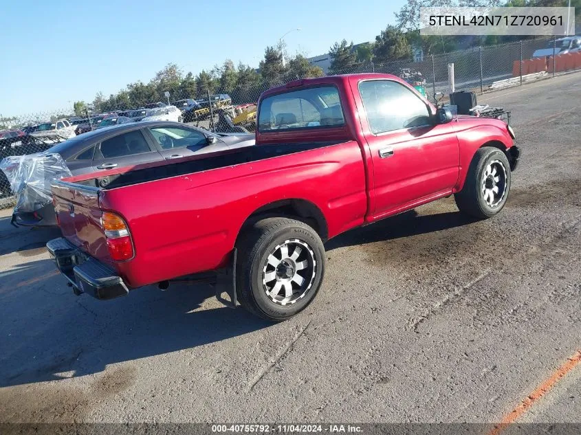 5TENL42N71Z720961 2001 Toyota Tacoma