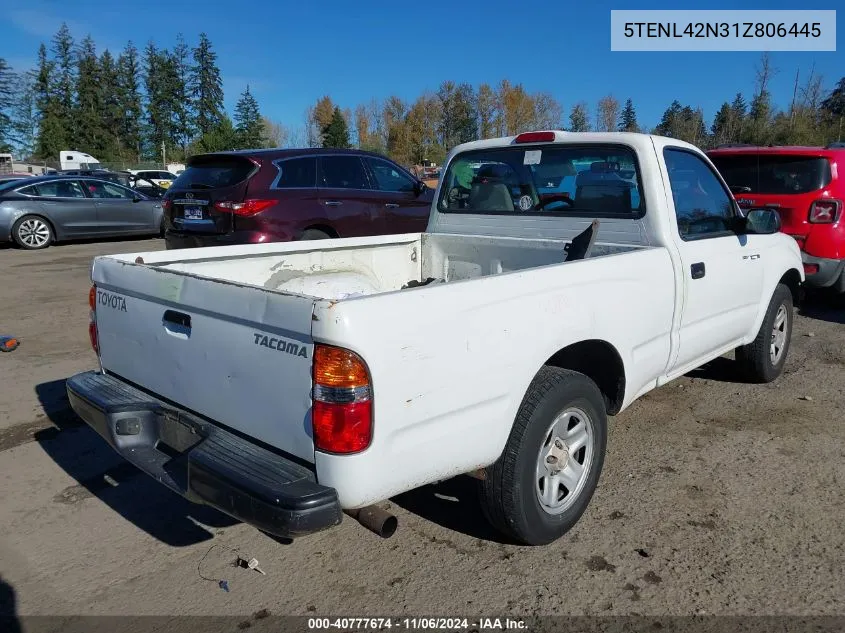 5TENL42N31Z806445 2001 Toyota Tacoma