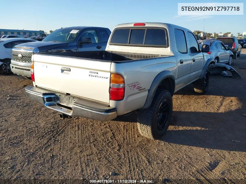 2001 Toyota Tacoma Prerunner V6 VIN: 5TEGN92N91Z797718 Lot: 40779381