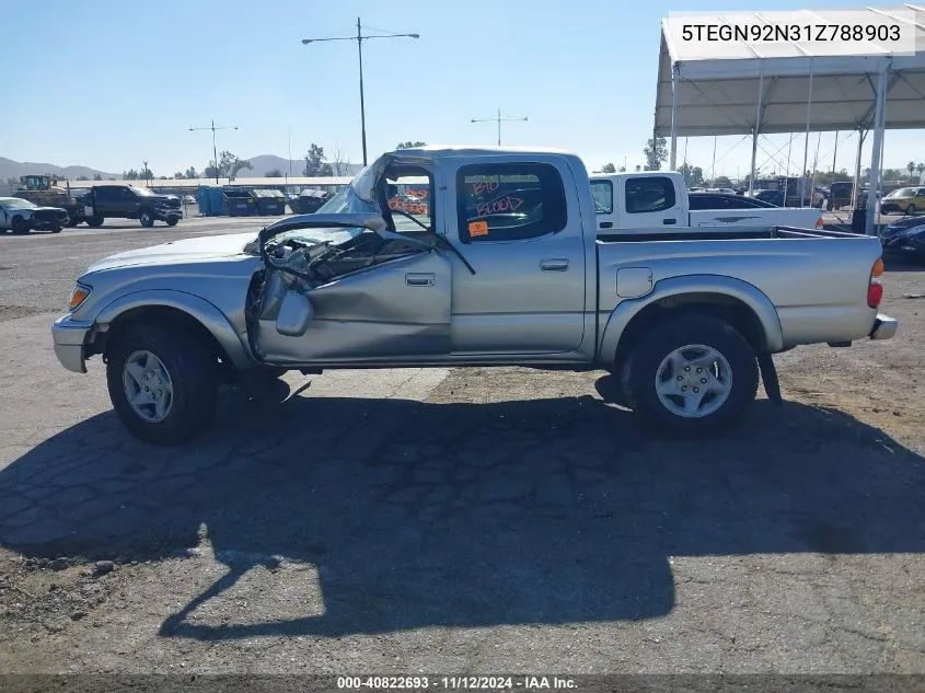 2001 Toyota Tacoma Prerunner V6 VIN: 5TEGN92N31Z788903 Lot: 40822693