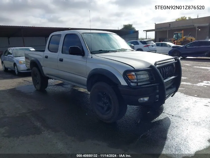 2001 Toyota Tacoma Prerunner V6 VIN: 5TEGN92N01Z876520 Lot: 40850132