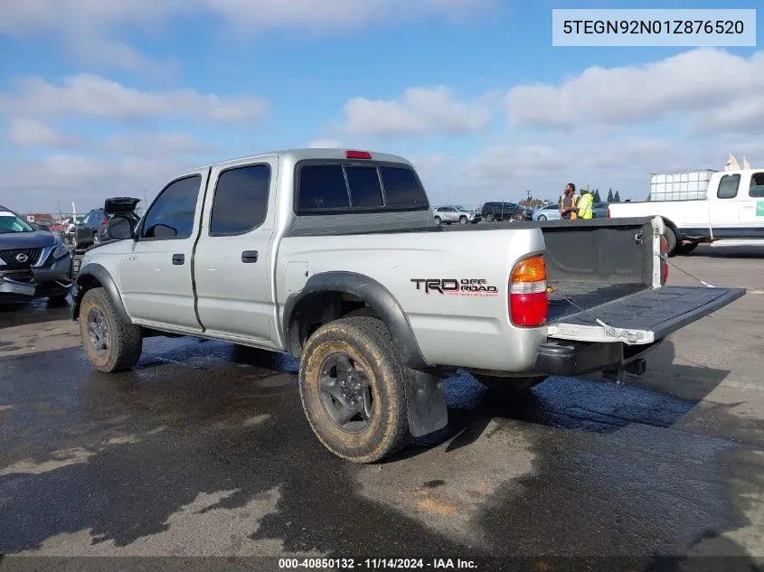 2001 Toyota Tacoma Prerunner V6 VIN: 5TEGN92N01Z876520 Lot: 40850132