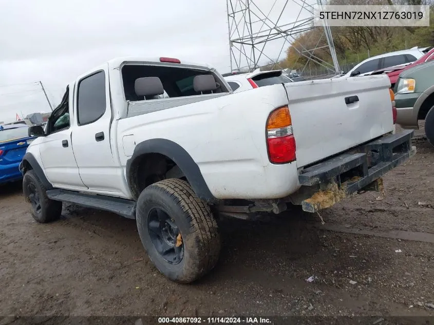 2001 Toyota Tacoma Base V6 VIN: 5TEHN72NX1Z763019 Lot: 40867092