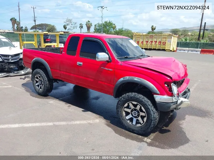 5TEWN72NX2Z094324 2002 Toyota Tacoma Base V6