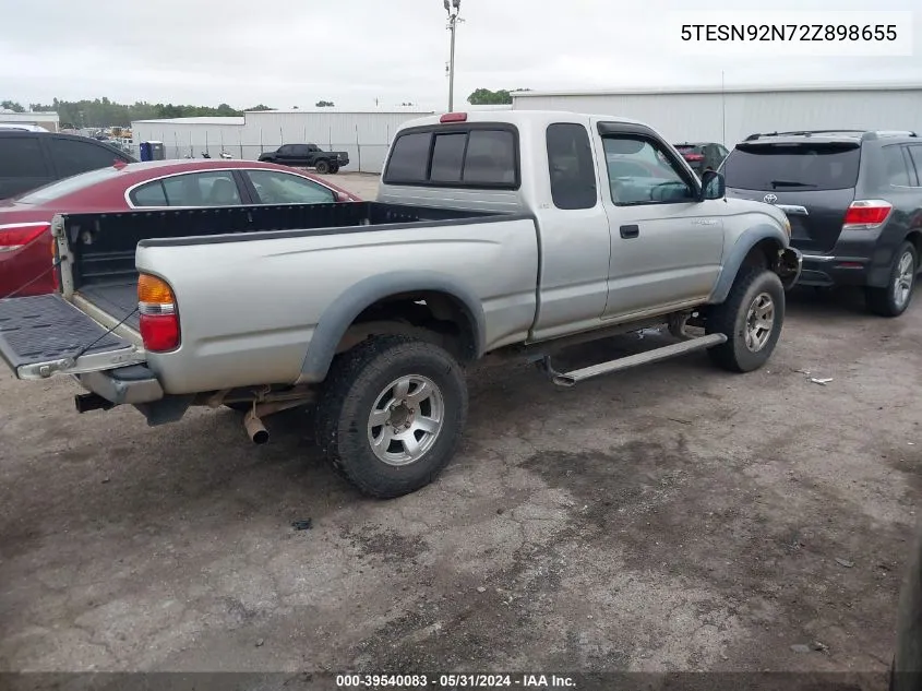 5TESN92N72Z898655 2002 Toyota Tacoma Prerunner V6