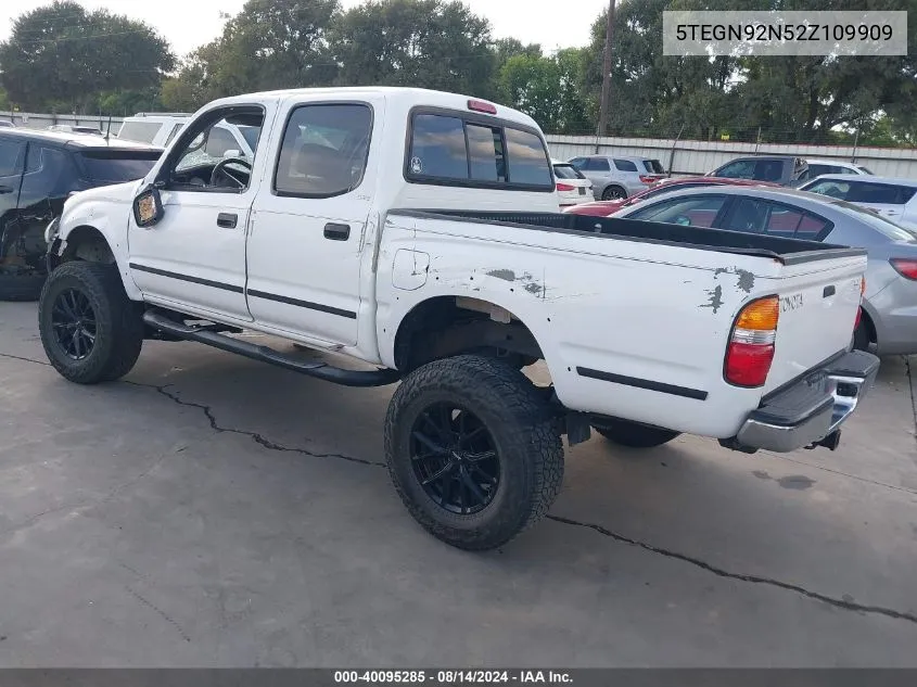 2002 Toyota Tacoma Prerunner V6 VIN: 5TEGN92N52Z109909 Lot: 40095285