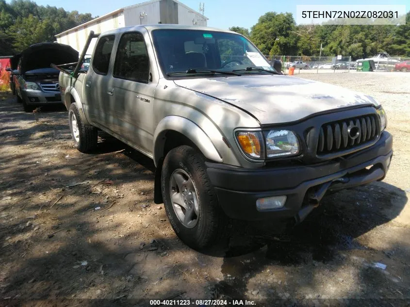 2002 Toyota Tacoma Base V6 VIN: 5TEHN72N02Z082031 Lot: 40211223