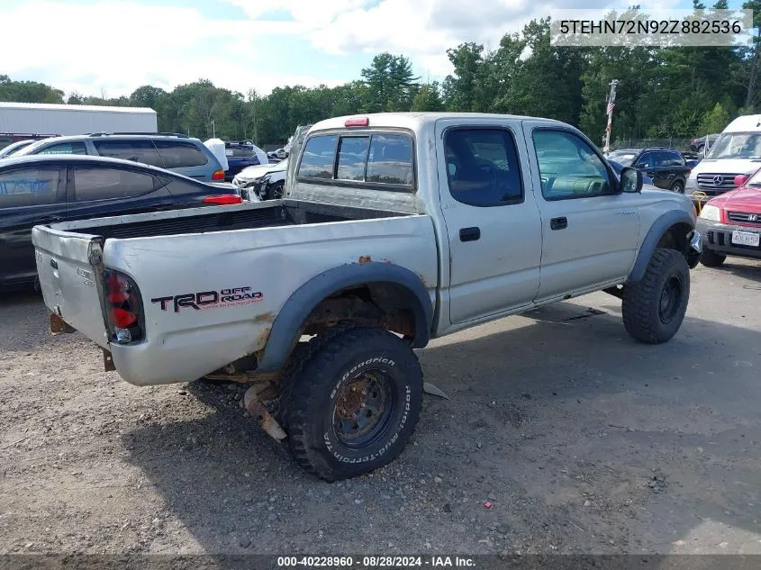 5TEHN72N92Z882536 2002 Toyota Tacoma Base V6