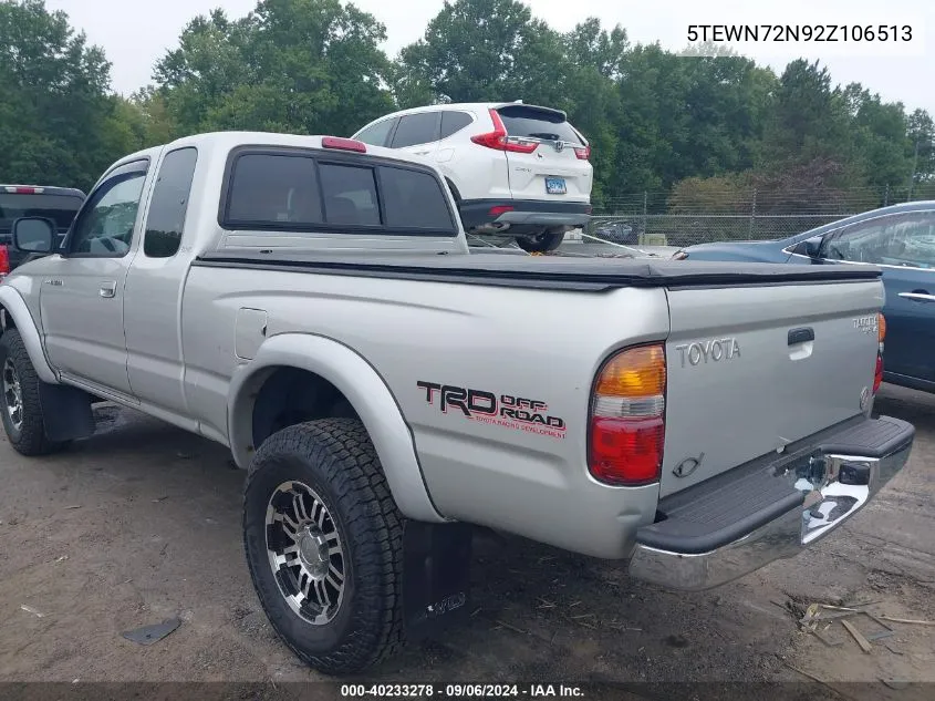 5TEWN72N92Z106513 2002 Toyota Tacoma Base V6