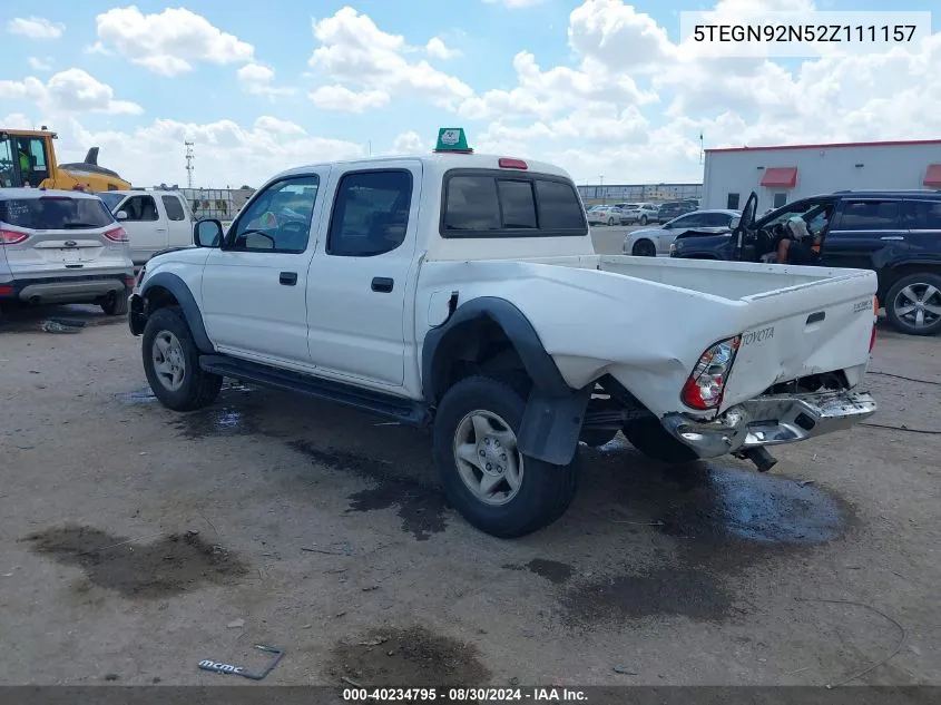 5TEGN92N52Z111157 2002 Toyota Tacoma Prerunner V6