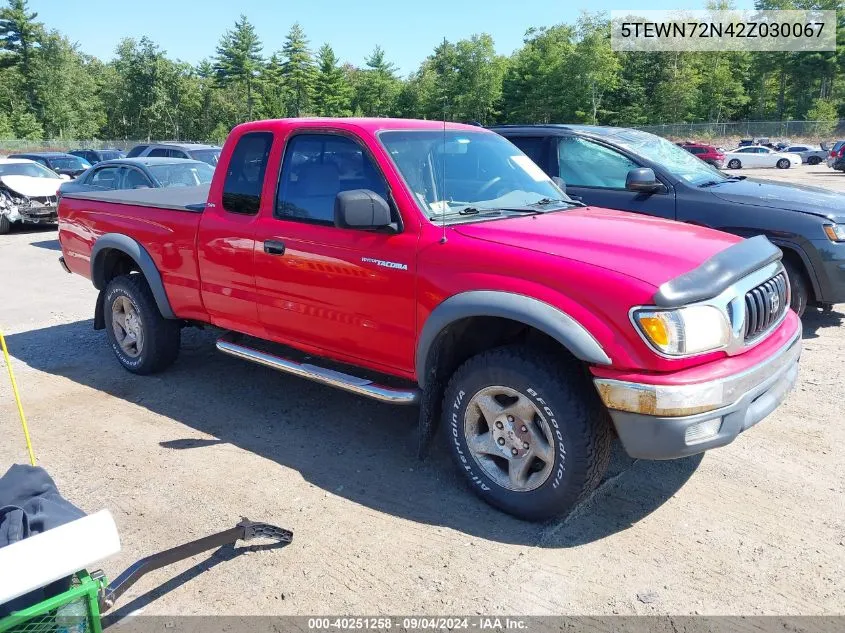 5TEWN72N42Z030067 2002 Toyota Tacoma Base V6