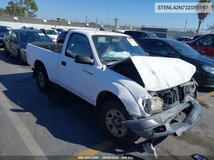 2002 Toyota Tacoma VIN: 5TENL42N72Z050197 Lot: 40412561