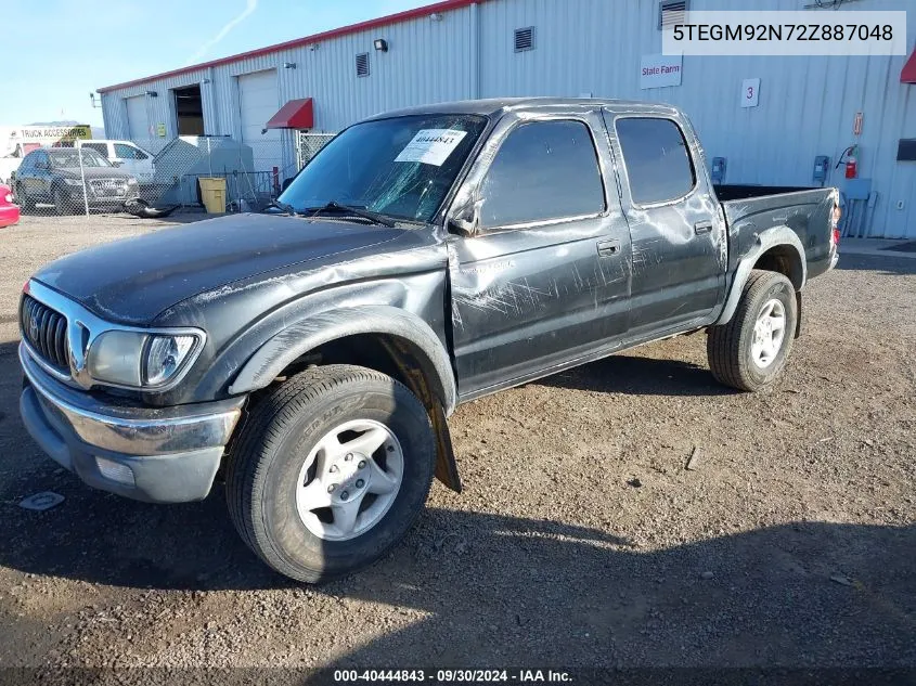 2002 Toyota Tacoma Prerunner VIN: 5TEGM92N72Z887048 Lot: 40444843