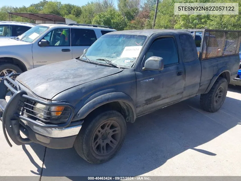 2002 Toyota Tacoma Prerunner V6 VIN: 5TESN92N82Z057122 Lot: 40463424