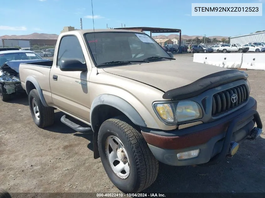 2002 Toyota Tacoma Prerunner VIN: 5TENM92NX2Z012523 Lot: 40522410