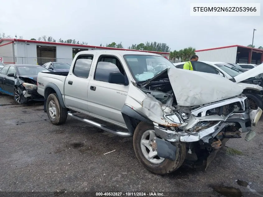 2002 Toyota Tacoma Double Cab Prerunner VIN: 5TEGM92N62Z053966 Lot: 40532827