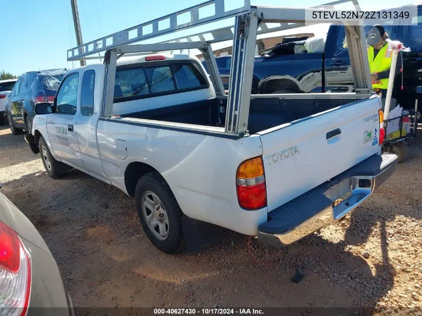 2002 Toyota Tacoma VIN: 5TEVL52N72Z131349 Lot: 40627430