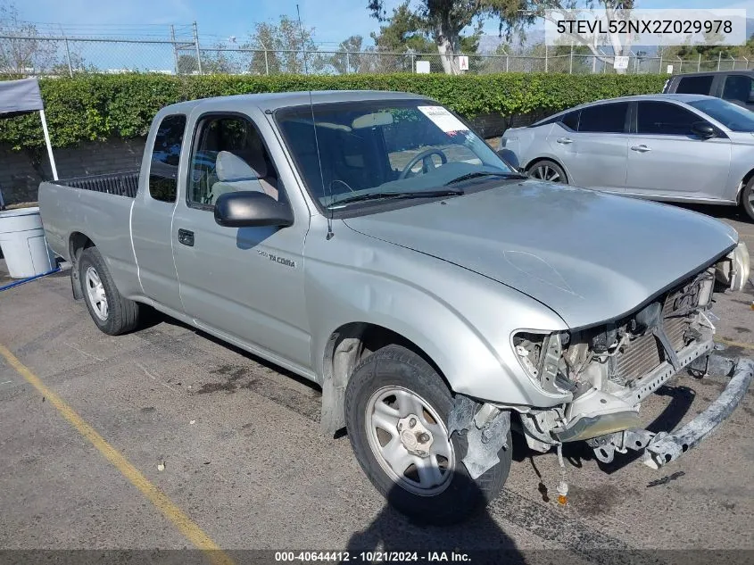 2002 Toyota Tacoma VIN: 5TEVL52NX2Z029978 Lot: 40644412