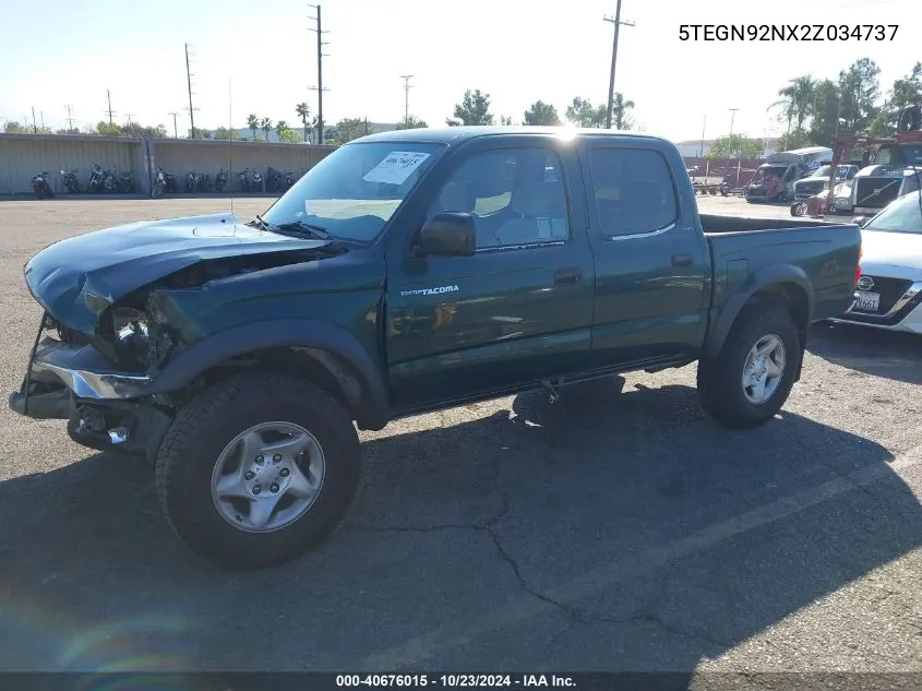 5TEGN92NX2Z034737 2002 Toyota Tacoma Prerunner V6